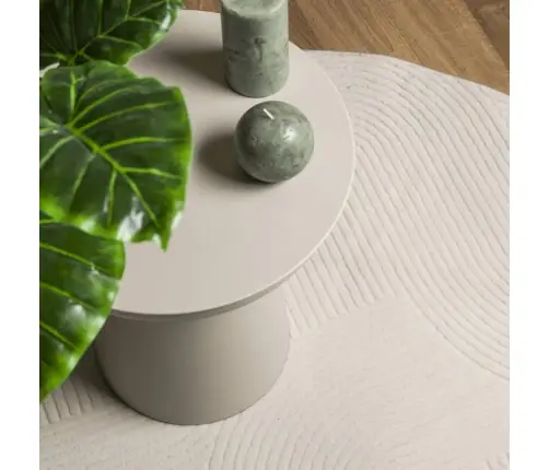 Vaip "Iza", Lühikese Narmaga, Skandinaavialik, Kreemjas