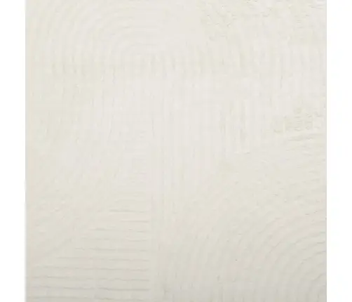 Paklājs Iza, Īsa Spalva, Skandināvu Stils, Bēšs, Ø200 Cm Vidaxl