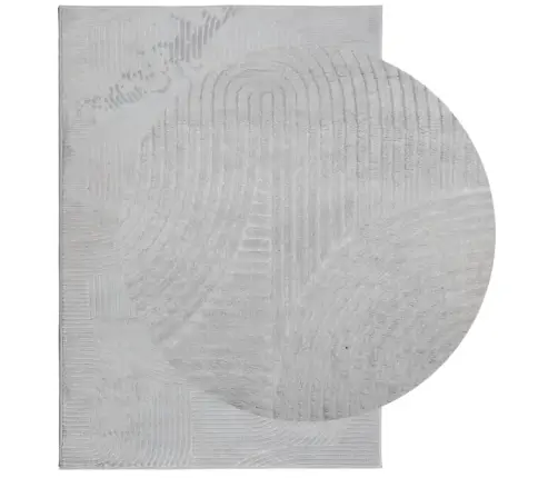 Paklājs Iza, Īsa Spalva, Skandināvu Stils, Pelēks, 120X170 Cm Vidaxl