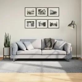 Paklājs Iza, Īsa Spalva, Skandināvu Stils, Pelēks, 160X230 Cm Vidaxl
