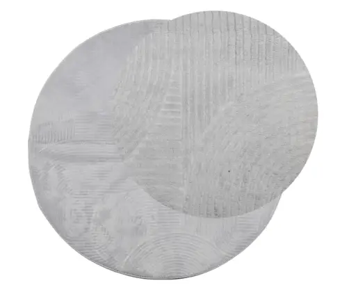 Vaip "Iza", Lühikese Narmaga, Skandinaavialik, Hall, Ø 100 Cm