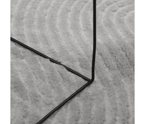 Vaip "Iza", Lühikese Narmaga, Skandinaavialik, Hall, Ø 100 Cm