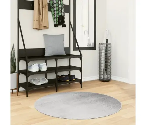 Vaip "Iza", Lühikese Narmaga, Skandinaavialik, Hall, Ø 100 Cm