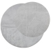 Paklājs Iza, Īsa Spalva, Skandināvu Stils, Pelēks, Ø 120 Cm Vidaxl