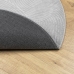 Paklājs Iza, Īsa Spalva, Skandināvu Stils, Pelēks, Ø 120 Cm Vidaxl