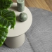 Paklājs Iza, Īsa Spalva, Skandināvu Stils, Pelēks, Ø 120 Cm Vidaxl