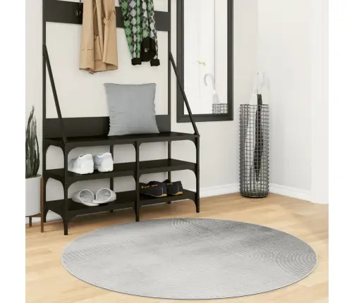 Vaip "Iza", Lühikese Narmaga, Skandinaavialik, Hall, Ø 120 Cm