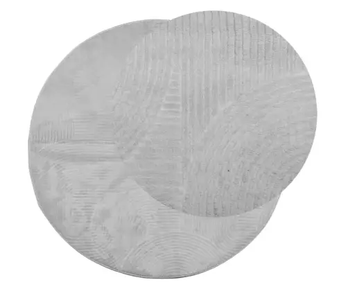 Vaip "Iza", Lühikese Narmaga, Skandinaavialik, Hall, Ø 200 Cm