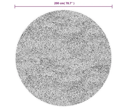 Vaip "Iza", Lühikese Narmaga, Skandinaavialik, Hall, Ø 200 Cm