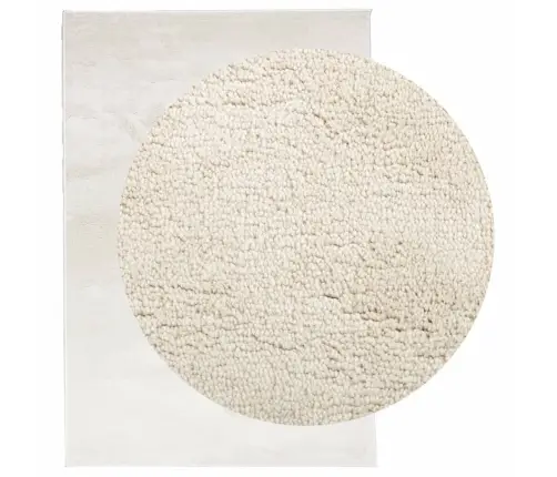 Paklājs Oviedo, Īsa Spalva, Bēšs, 120X170 Cm Vidaxl