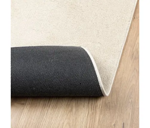 Paklājs Oviedo, Īsa Spalva, Bēšs, 140X200 Cm Vidaxl