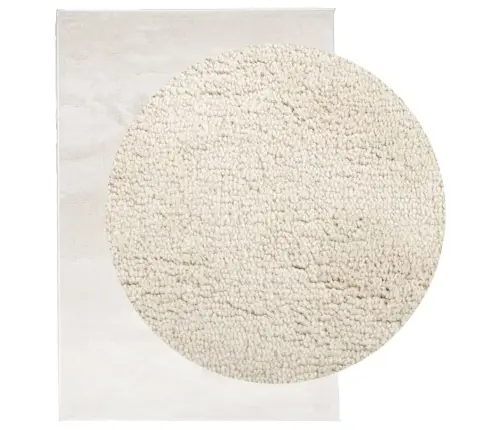 Paklājs Oviedo, Īsa Spalva, Bēšs, 200X280 Cm Vidaxl