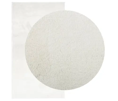 Kilimas Oviedo, Kreminės Spalvos, 60X110cm Trumpi Šereliai Kilimas Oviedo, Kreminės Spalvos, 60X110cm Trumpi Šereliai