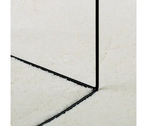 Paklājs Oviedo, Īsa Spalva, Krēmkrāsas, 140X200 Cm Vidaxl