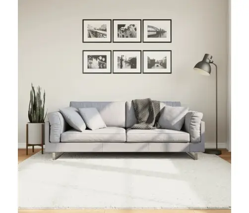 Paklājs Oviedo, Īsa Spalva, Krēmkrāsas, 200X200 Cm Vidaxl