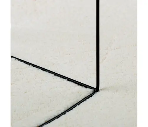 Paklājs Oviedo, Īsa Spalva, Krēmkrāsas, Ø 200 Cm Vidaxl