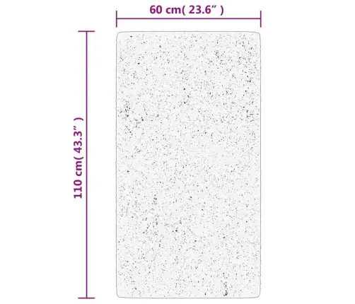 Kilimas Oviedo, Pilkos Spalvos, 60X110cm Trumpi Šereliai