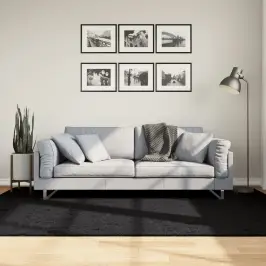 Kilimas Oviedo, Juodos Spalvos, 160X230cm Trumpi Šereliai