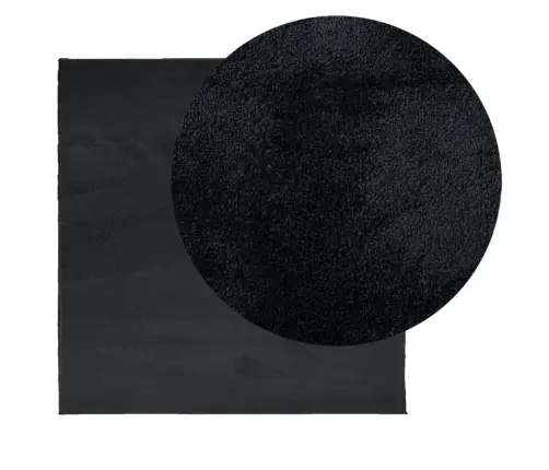 Paklājs Oviedo, Īsa Spalva, Melns, 200X200 Cm Vidaxl Paklājs Oviedo, Īsa Spalva, Melns, 200X200 Cm Vidaxl