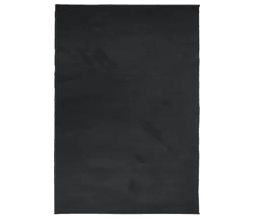 Paklājs Oviedo, Īsa Spalva, Melns, 200X280 Cm Vidaxl