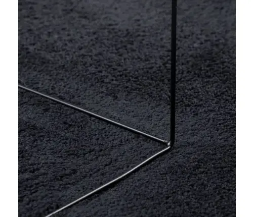 Paklājs Oviedo, Īsa Spalva, Melns, 200X280 Cm Vidaxl