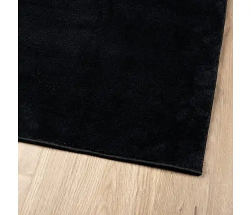 Vaip "Oviedo" Lühikese Narmaga, Must, 240 X 240 Cm