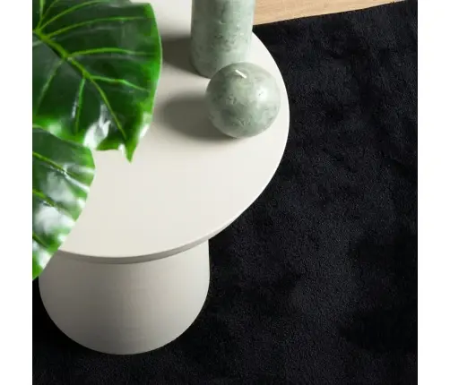 Vaip "Oviedo" Lühikese Narmaga, Must, 240 X 240 Cm