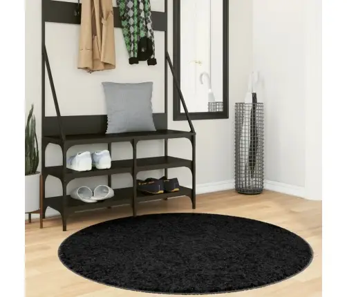 Kilimas Oviedo, Juodos Spalvos, 120cm Trumpi Šereliai