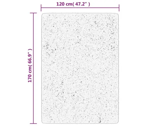 Vaip "Oviedo" Lühikese Narmga Roheline 120X170 Cm