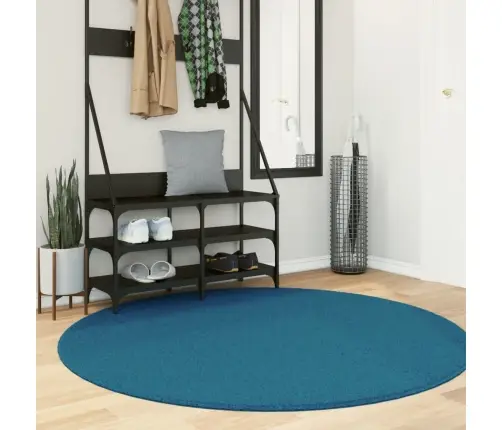 Vaip "Oviedo" Lühikese Narmga Türkiis Ø 160 Cm