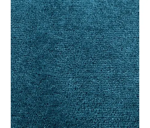 Paklājs Oviedo, Īsa Spalva, Mīksts, Tirkīzzils, Ø 200 Cm Vidaxl