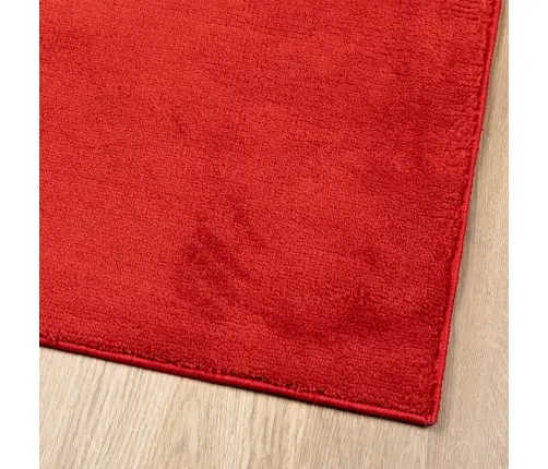 Paklājs Oviedo, Īsa Spalva, Sarkans, 140X200 Cm Vidaxl Paklājs Oviedo, Īsa Spalva, Sarkans, 140X200 Cm Vidaxl