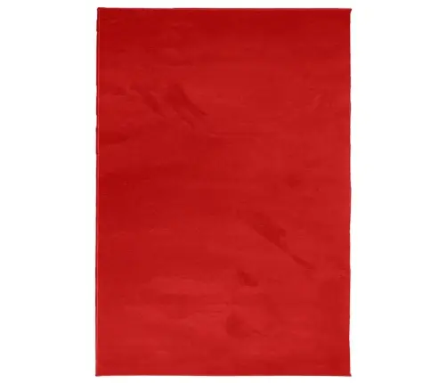 Paklājs Oviedo, Īsa Spalva, Sarkans, 160X230 Cm Vidaxl