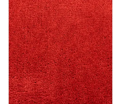 Paklājs Oviedo, Īsa Spalva, Sarkans, 160X230 Cm Vidaxl