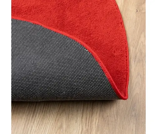 Vaip "Oviedo" Lühikese Narmaga, Punane, Ø120 Cm