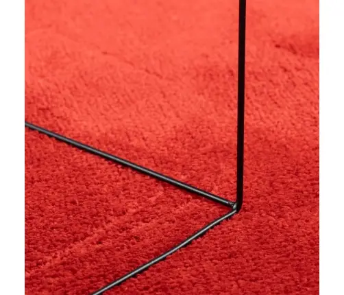 Vaip "Oviedo" Lühikese Narmaga, Punane, Ø120 Cm