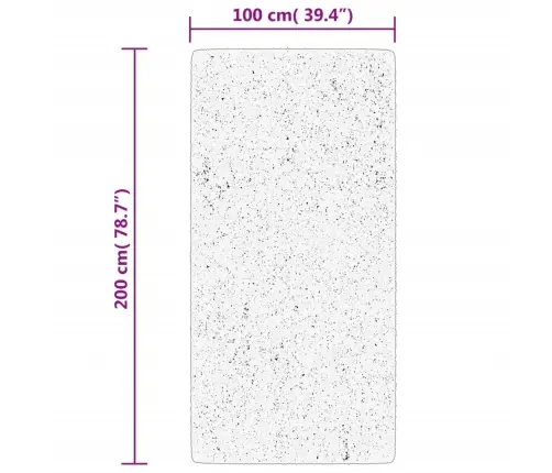 Kilimas Istan, Antracito, 100X200cm Blizgus, Aukšti Šereliai