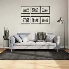 Paklājs Istan, Gara Spalva, Antracītpelēks, 140X200 Cm Vidaxl Paklājs Istan, Gara Spalva, Antracītpelēks, 140X200 Cm Vidaxl
