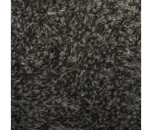 Paklājs Istan, Gara Spalva, Spīdīgi Antracītpelēks, Ø 80 Cm Vidaxl