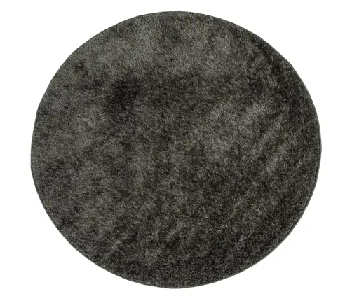 Paklājs Istan, Gara Spalva, Antracītpelēks, Ø 100 Cm Vidaxl