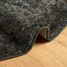 Vaip "Istan", Kõrge Narmaga, Läikiv, Antratsiithall, Ø160 Cm