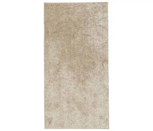 Paklājs Istan, Gara Spalva, Spīdīgi Bēšs, 80X150 Cm Vidaxl