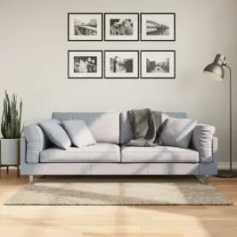 Paklājs Istan, Gara Spalva, Spīdīgi Bēšs, 80X150 Cm Vidaxl