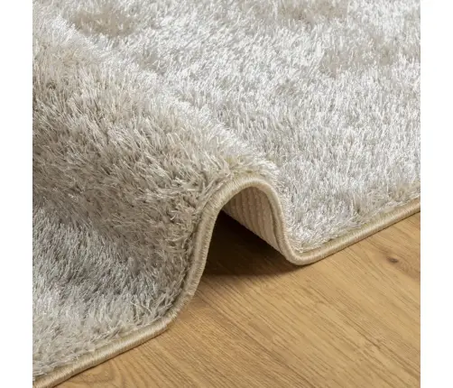 Paklājs Istan, Gara Spalva, Spīdīgi Bēšs, 160X230 Cm Vidaxl