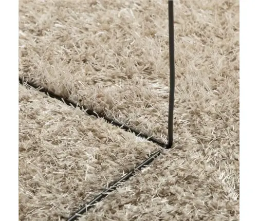 Paklājs Istan, Gara Spalva, Spīdīgi Bēšs, 160X230 Cm Vidaxl