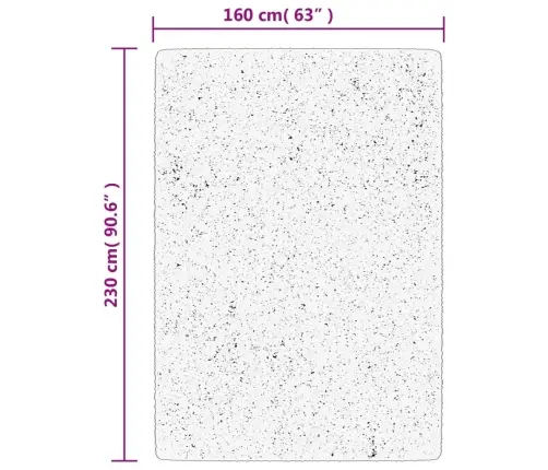 Paklājs Istan, Gara Spalva, Spīdīgi Bēšs, 160X230 Cm Vidaxl