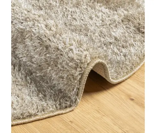 Paklājs Istan, Gara Spalva, Spīdīgi Bēšs, Ø 80 Cm Vidaxl Paklājs Istan, Gara Spalva, Spīdīgi Bēšs, Ø 80 Cm Vidaxl