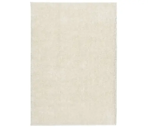 Paklājs Istan, Gara Spalva, Spīdīgi Krēmkrāsas, 140X200 Cm Vidaxl