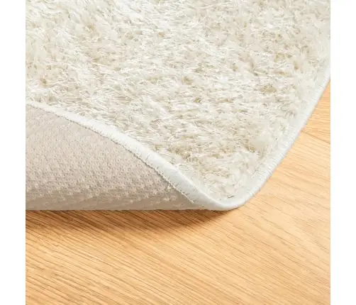 Paklājs Istan, Gara Spalva, Spīdīgi Krēmkrāsas, Ø 80 Cm Vidaxl