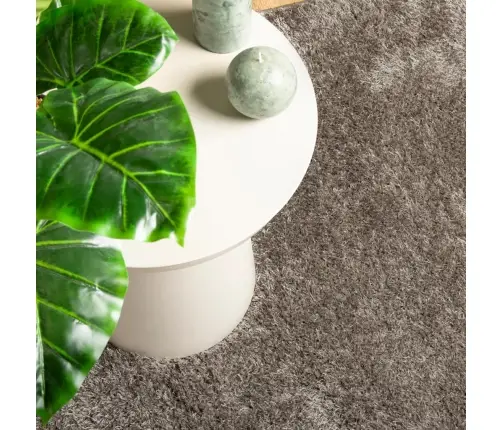 Vaip "Istan", Kõrge Narmaga, Läikiv Välimus, Hall, 100X200 Cm